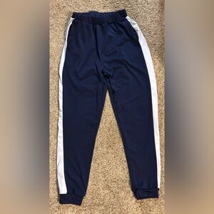 Blue and White Joggers and Zip Up (Tracksuit)